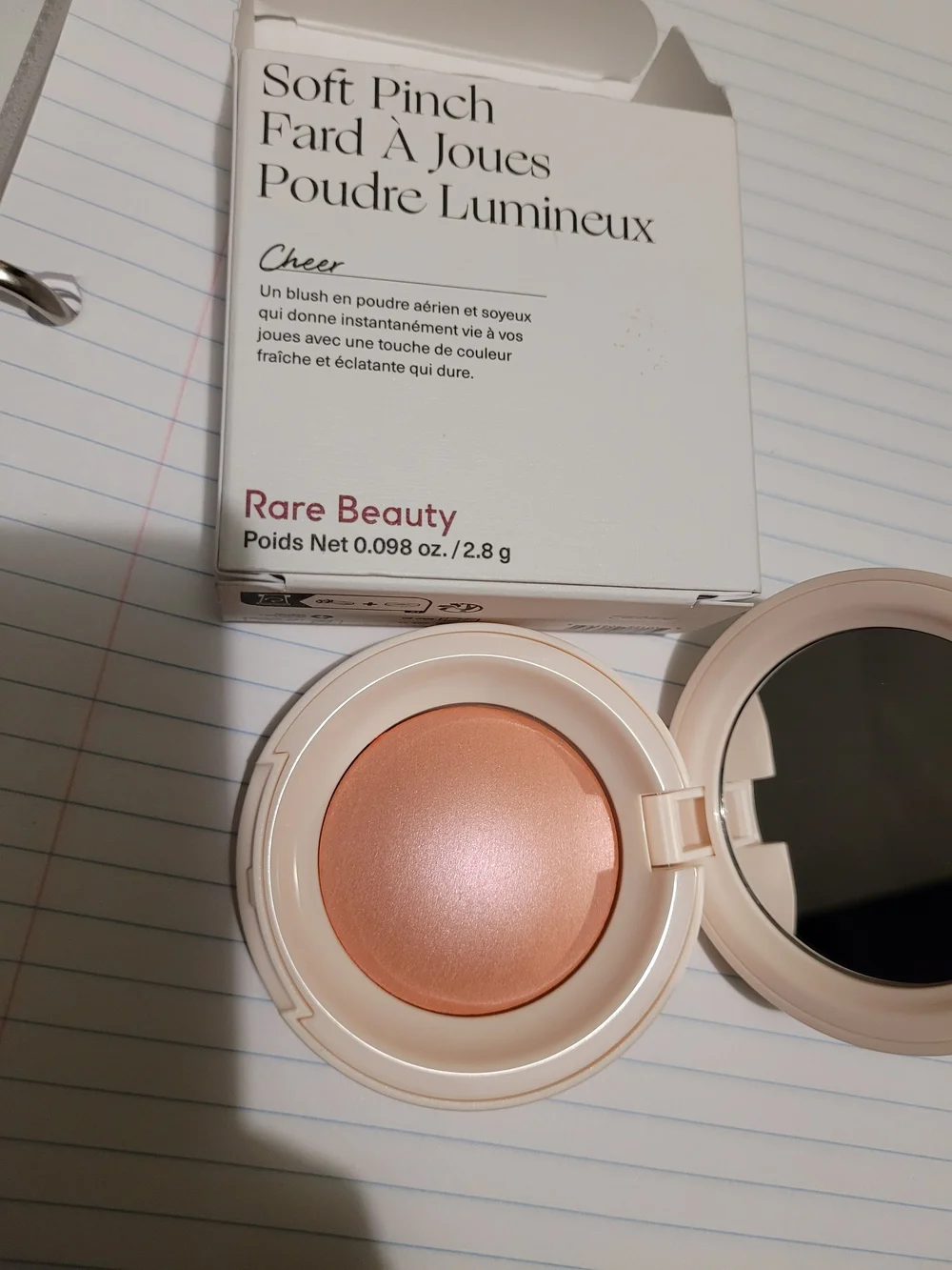 Rare Beauty Soft Pinch Cheek Blush — Cheer Peach Pink